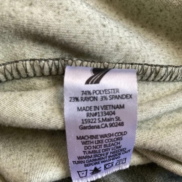 Fundamental Coast Women's XL Andrea Cowl Pullover Sweatshirt Thumbholes in Green - Picture 16 of 16